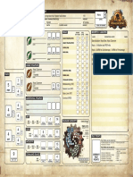 Edrea Wyldiss: Iron Kingdoms Roleplaying Game Character Sheet