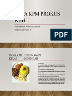 Contoh PPT Data KPM proKUS KBB