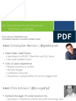 Module 1 - Introduction To The SharePoint Developer Landscape