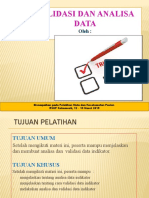 Validasi Dan Analisa Data