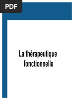 4.Thérapeutique fonctionnelle