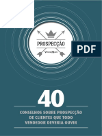E-book - 40 Conselhos Sobre Prospeccao
