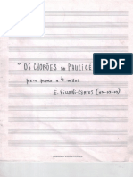 Partitura - Os Chorões Da Paulicéia - Piano A 4 Mãos02122020