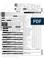 Character Sheet: STR DEX CON INT WIS CHA HP Speed