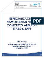 Sesión 02-Manejo de Comandos en El Modelado de Una Edificación