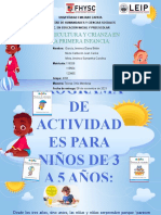 Puericultura-Programa de Actividades para Niños de 3 A 5 Años