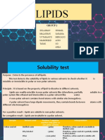 Lipids: Group 2