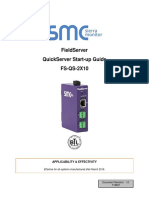 Fieldserver Quickserver Start-Up Guide Fs-Qs-2X10: Applicability & Effectivity