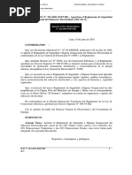 DGE - Reglamento de Seguridad e Higiene Ocupacional Del Subsector Electricidad