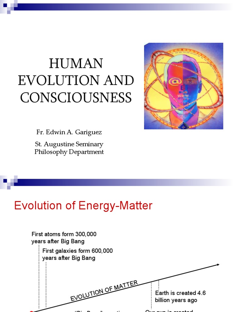 MT - Human Evolution and Consciousness | PDF | Consciousness | Mind
