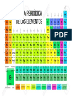 66675190 Tabla Periodica de Los Elementos Tabla Periodic de Los Elementos de Química Idioma Español