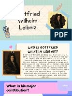 Gottfried Wilhelm Leibniz biography