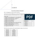 Process States and Memory Management Techniques