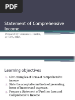 Lecture 2 - Statement of Comprehensive Income