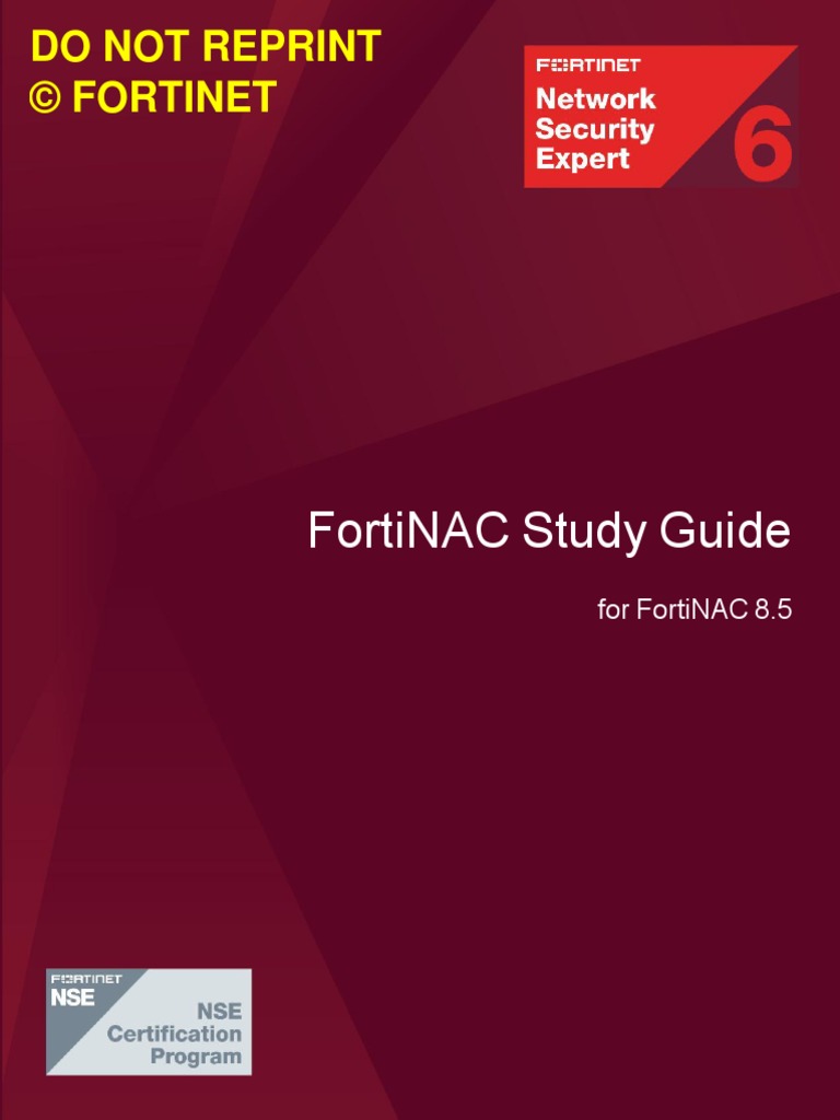 FortiNAC 8.5 Study Guide-Online | PDF | Radius | Domain Name System