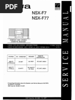 Aiwa nsx-f7 nsx-f77 | PDF