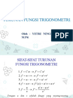 Turunan Fungsi Trigonometri