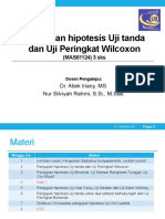 02-Uji Tanda Dan Uji Peringkat Wilcoxon (1 Sampel)