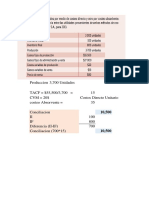 Ejercicio 6.1 Contabilidad Administrativa II