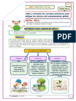 Acciones para enfrentar el calentamiento global