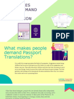 What Makes People Demand Passport Translations