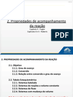 Propriedades de Acompanhamento Da Reação