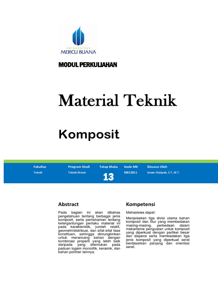 Modul 13 - Komposit | PDF | Sains & Matematika | Komputer