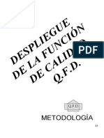 Despliegue de la Función de Calidad II