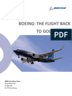 Boeing: The Flight Back To Golden Time: DNSD Consultancy Team