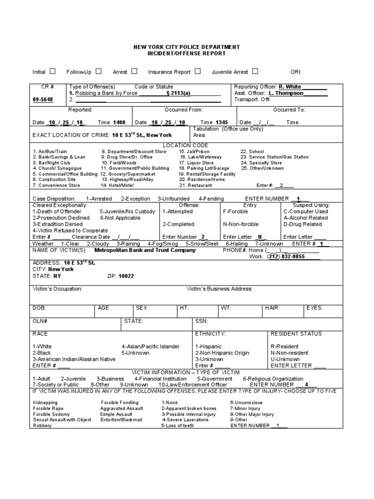 Police Report Apr 11 | Filling Station | Sexual Assault