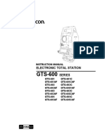 Manual de Usuario Estacion Total Topcon Series GTS-600