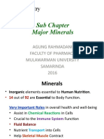 The 6 Major Minerals: Calcium, Phosphorus, Potassium, Sulfate, Sodium, and Their Importance for Human Nutrition and Health