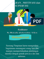 Pengarahan, Motivasi, Supervisi-1