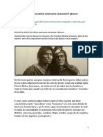 Antes de La Colonia, Los Nativos Americanos Reconocían 5 Géneros