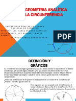 La Circunferencia Grupo 4 Matematicas