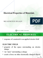 SCIMATP Electrical Properties