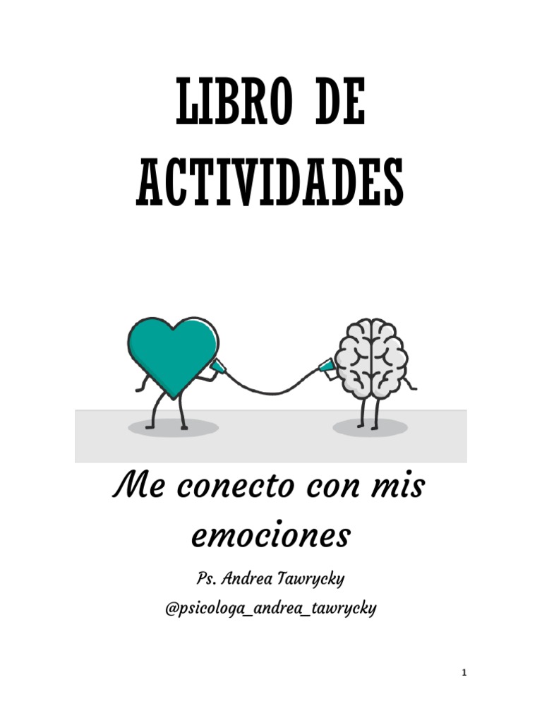 Cuadernillo de Actividades Emocionales | PDF | Las emociones | Lápiz