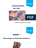 Unidad 1. Mineralogia de Los Minerales Auriferos 2021 1