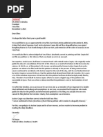 Letter From OneNews Political Editor Ed Lingao Re: "Carpio Did NOT File Disqualification Petition vs. Marcos JR." Article