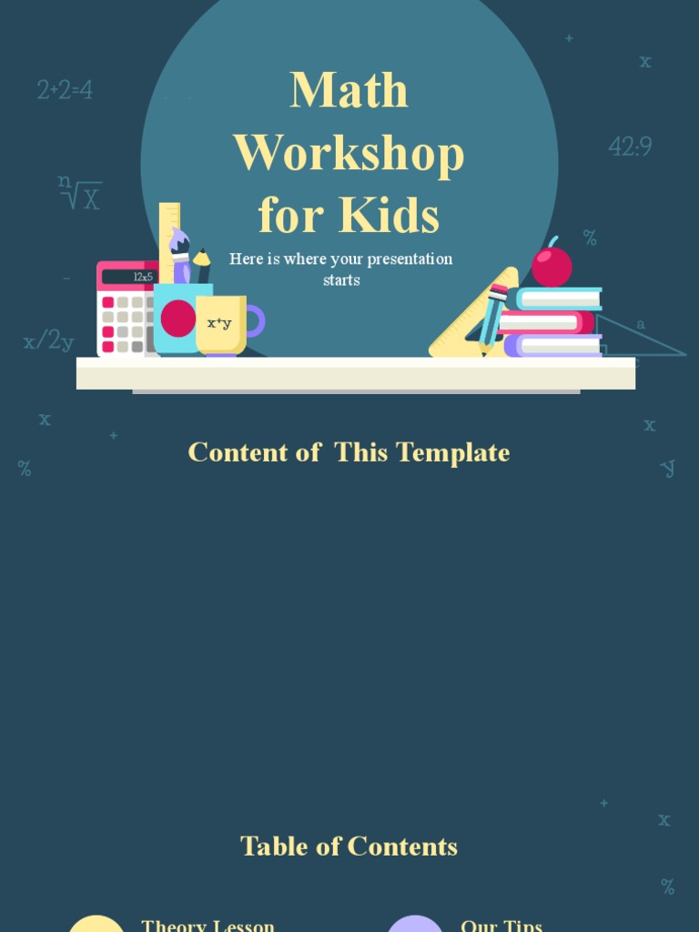 Kids Math Workshop Overview | PDF | Planets | Solar System
