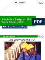 Job Safety Analysis (JSA) : Training & Implementations