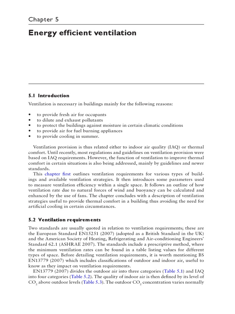 Energy Efficient Ventilation Guide | PDF | Ventilation (Architecture ...