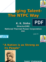 Managing Talent NTPC Way