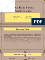 Yang Tidak Berhak Menerima Zakat