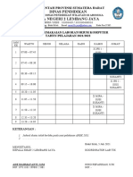 Jadwal Praktikum Lab Kom