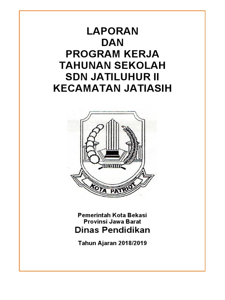 Laporan Dan Program Kerja Tahunan Sekolah | PDF