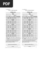 Daily Time Record Daily Time Record: Francis F. Tiaga Francis F. Tiaga