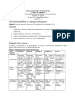 EVALUACIÓN CONTINUA No 1. ÉTICA PROFESIONAL