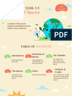 LEARNING TASK 3.3 - Timeline of Species Extinction