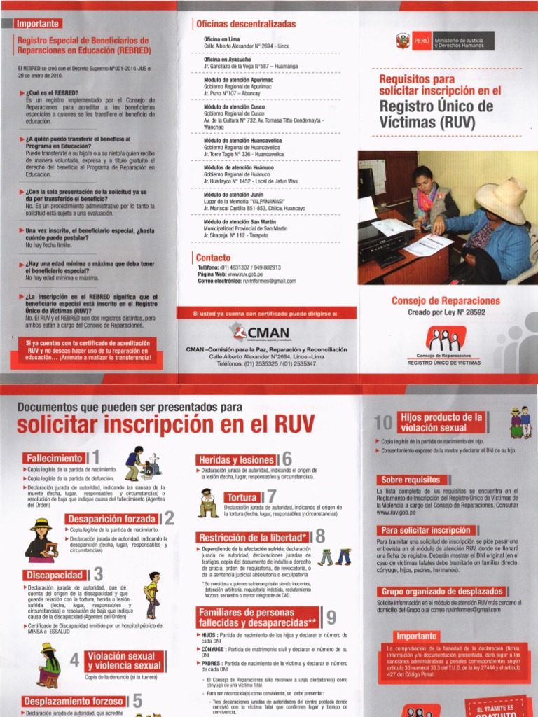 Requisitos RUV | PDF | Gobierno | Justicia